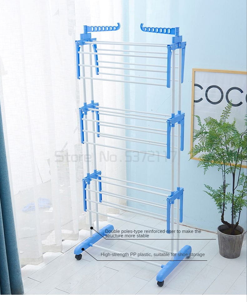 Support Séchio Pro™ pliable et pratique pour sécher vos vetements